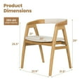 thumbnail image 2 of Gymax Fauteuils d'Appoint en Bambou, Modernes, Enfants, Bambou, Naturels (Ensemble de 2), 2 of 10
