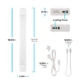 thumbnail image 3 of Enbrighten 18in Wi-Fi Linkable LED Under Cabinet Light Fixture, Dimmable and CCT Adjustable, 3 of 10