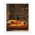 thumbnail image 5 of Paint by Numbers Kit for Adults, Black Cat Orange Sofa Library Scene Paint by Numbers, Easy Paint by Numbers Kit for Adults Beginner, DIY Adult Paint by Number Kits on Canvas, Home Decor, 5 of 7