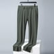 thumbnail image 5 of Pantalones largos para hombre, pantalones casuales de pierna recta, pantalones de trabajo de verano con bolsillos, pantalones Ninth para hombre, 5 of 7