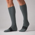 thumbnail image 2 of Domzle Men's Athletic Run Cushion Over-the-Calf Tube Socks Running, Work and Daily Wear. Gray, 2 of 5
