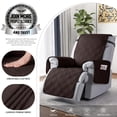 thumbnail image 2 of Funda para sillón reclinable TAOCOCO, 100% impermeable, color café, 2 of 7