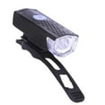 thumbnail image 2 of Headlight USB Rechargeable LED Bike Front Cycling Flashlight with 3 Modes Waterproof - Black, 6.5x2.8x3.5cm, 2 of 8