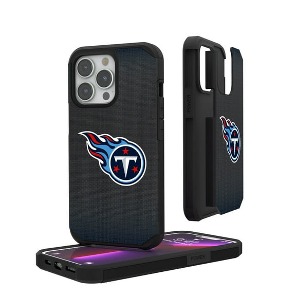 Tennessee Titans Linen Logo iPhone Rugged Case