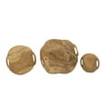 thumbnail image 6 of A&B Home Teak Bowls with Handles - Set of 3 - Brown, 6 of 6