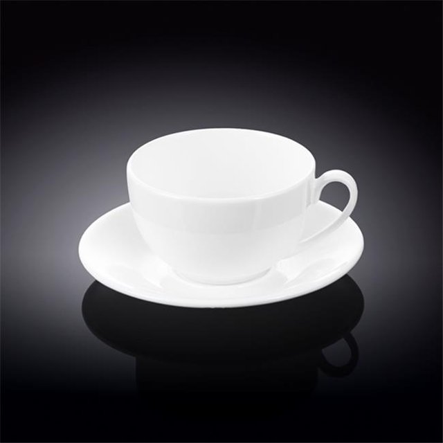 Wilmax 993000 250 ml Tea Cup, White - Pack of 48