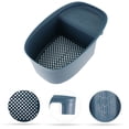 thumbnail image 1 of COMPUKAS Cesta Para Fregadero De Cocina Azul Ventilada Para Esponjas Y Accesorios, 1 of 6