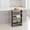 Gray, variant on Yardi Yarda 4-Tier Rolling Storage Cart Slim Kitchen Cart on Wheels with Open Shelves and Handle, Kitchen Islands, Storage Cart for Indoor, White