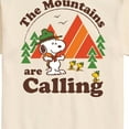 thumbnail image 3 of Peanuts - Mountains Are Calling - Men's Short Sleeve Graphic T-Shirt, 3 of 6