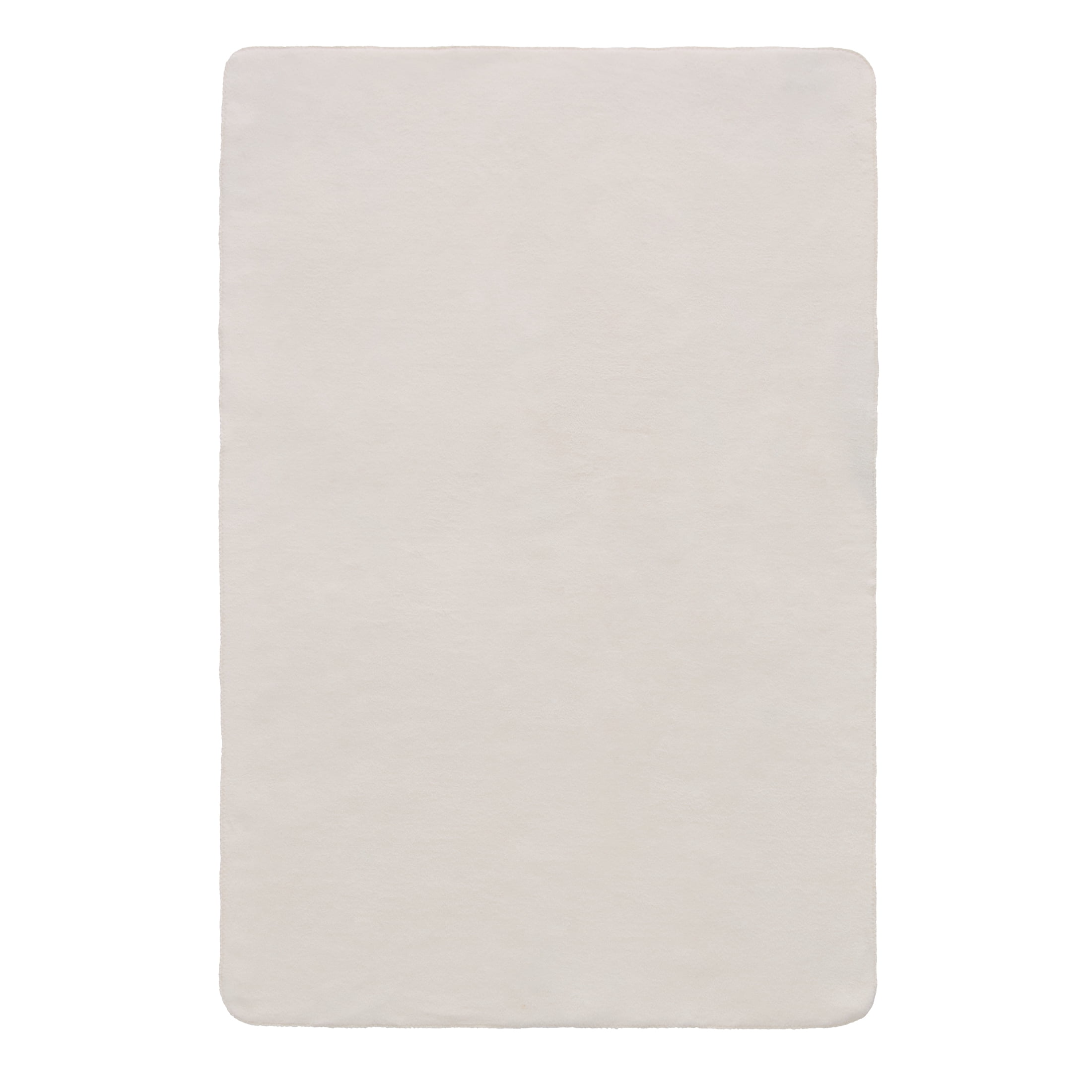 Better Homes & Gardens Vanilla Dream Faux Wool Reverse to Faux Fur Throw, 50" x 72"