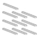 thumbnail image 5 of 10 piezas de soportes rectos planos de fijación de aluminio de 4 x 8 mm para conectar soportes rectos para equipos de ingeniería robótica 3102-0007-0056, 5 of 9