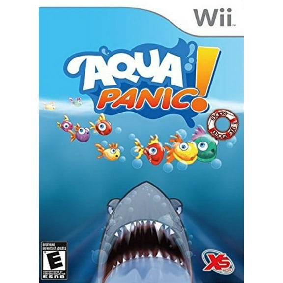 Restored Aqua Panic! (Nintendo Wii, 2009) Fish Game (Refurbished)