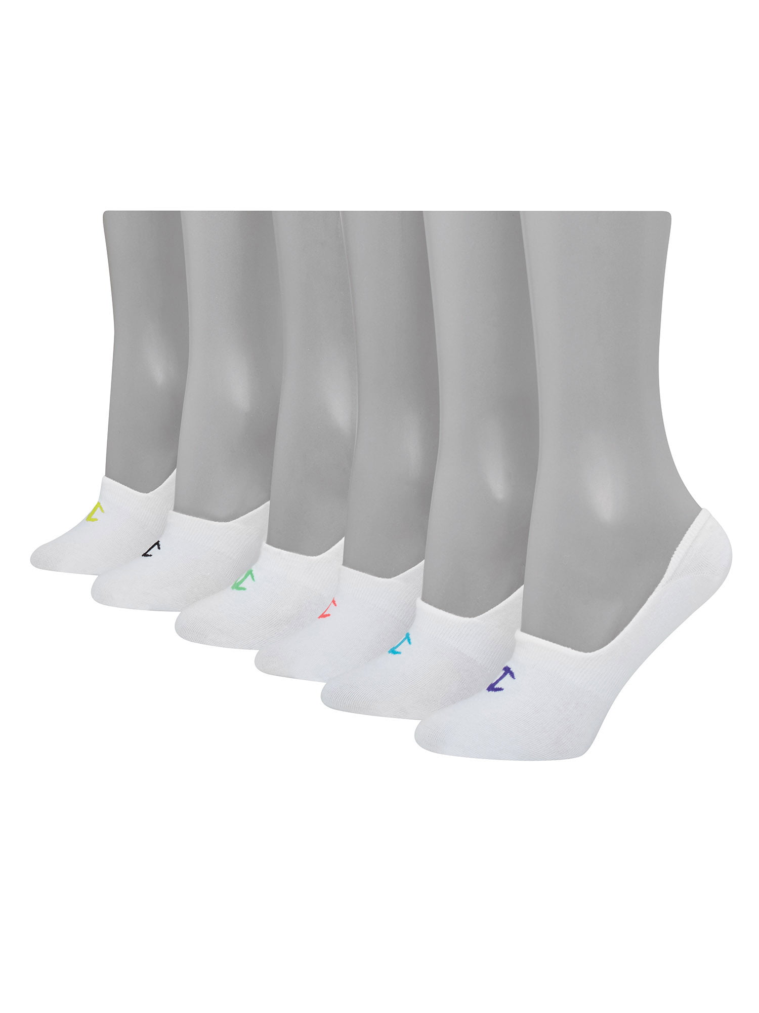 Champion Women's Performance Invisible Liner Socks, 6 Pack - Walmart.com