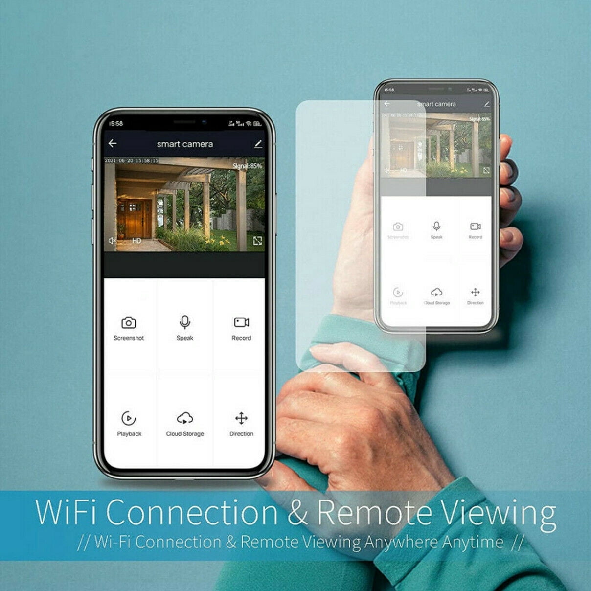 FZFLZDH 1080P WiFi Home Security Bulb Light Camera, E27 Wireless Surveillance Video Camera, 360 Degree Panoramic Baby Pet Monitor with Night Vision, Two-Way Audio, Motion Detection
