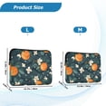 thumbnail image 4 of FORMRS 13-13.3 inch Laptop Sleeve Case Soft Carrying Quilted Computer Bag Cover, Green Floral Oranges, 4 of 7
