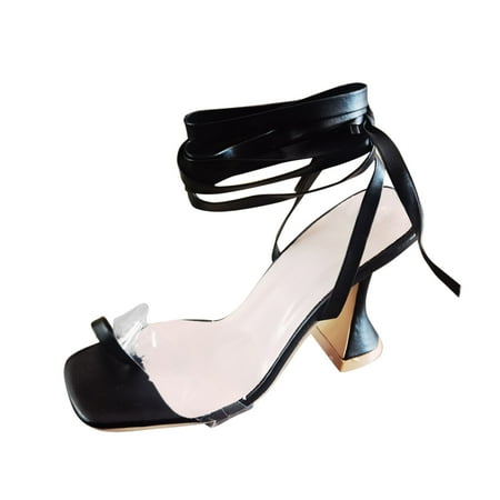 

autumn winter shoes Women Fashion Summer Snake Pattern Set Toe Ring Strap High Heel Sandals