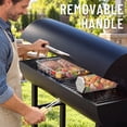 thumbnail image 5 of Grill Basket, Removable Wooden Handle, 304 Stainless Steel, BBQ Rolling Tools, Smoker Grilling Accessories for Vegetable Fish, Outdoor Cooking Camping, Birthday Gifts for Men Dad Husband, 5 of 7