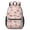 Bichon Frise and, variant on Pug and Dog Paw Print Blue Pattern 17" School Backpacks for Teens,Waterproof Oxford Fabric,S-Shape Padded Straps for School,Travel,Hiking,Camping