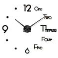 thumbnail image 3 of DIY Wall Clock Sticker Kit - Silent Frameless Mirror Clock with Self-Adhesive EVA Foam Numbers for Home Office Decor, 3 of 4