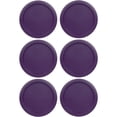 thumbnail image 1 of Tapa de contenedor MRX Solutions de 5 pulgadas, violeta, para Pyrex 7200 PC, paquete de 6, 1 of 6