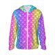 thumbnail image 1 of Fotbe Rainbow Scales2 Chaqueta con Protección Solar UPF 50+ para Hombre y Mujer, Camisa con Capucha y Bolsillos-X-Large, 1 of 7