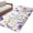 White, variant on 3'x5' Area Rugs, Purple Floral Spring Indoor Outdoor Area Rug for Living Room Bedroom, Watercolor Summer Botanical Vintage Washable Bathroom Rugs Kitchen Floor Carpet Mats Home Decor Aesthetic