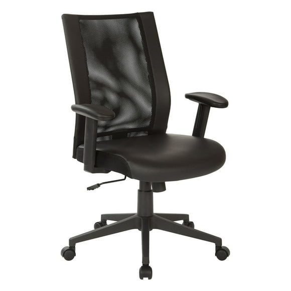 Work Smart™ Black Woven Mesh Back Task Chair