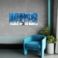 thumbnail image 4 of Visual Art Decor Blue Tree Framed Wall Art Painting, 12" x 16", Set of 3, 4 of 10