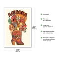 thumbnail image 2 of Arizona - The Grand Canyon State - Vintage Travel Poster by David Klein c.1960s - Fine Art Matte Paper Print (Unframed) 30x44in, 2 of 4