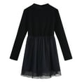 thumbnail image 2 of Richie House Girls' cute dress with cat patch and bow RH1048, 2 of 7