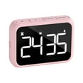 thumbnail image 1 of Large LED Kitchen Clock Alarm Stopwatch USB Charging for Workout Cooking Loud Alarm with Back Multi Purpose , Memory Portable , Pink, 1 of 1