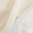 thumbnail image 3 of DBOZE 3 Pieces Satin Duvet Cover With Zipper Closure Bedding Sets 1800 Series Luxury Rich Silk Silky Super Soft Solid Color Reversible Honeymoon Wrinkle Free (Queen,Beige), 3 of 5