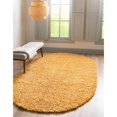 thumbnail image 2 of Unique Loom Davos Shag Soft & Cozy Area Rug 3' 3 x 5' 3 Oval Sunglow, 2 of 2