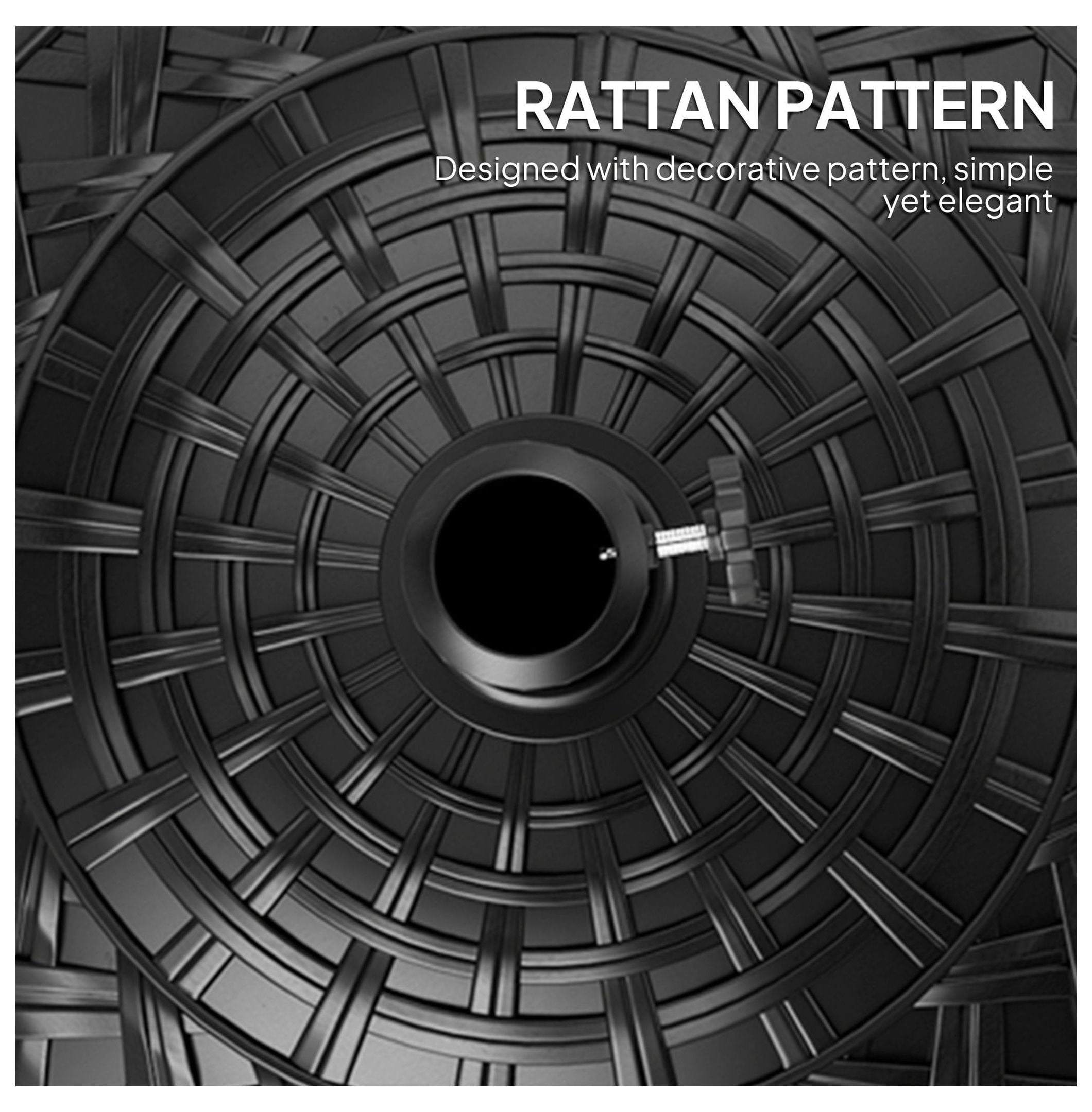 Patio Umbrella Base 26 lbs - Heavy Duty Outdoor Umbrella Stand - 1.5"/1.9" Pole - Round Concrete Holder for Deck, Lawn, Pool - Black