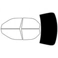 thumbnail image 2 of Rvinyl Car Window Pre Cut Tint Film Kit Rear Windshield 5% Fits Toyota Camry 1997-2001, 2 of 8