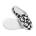 thumbnail image 3 of KLL Seamless Pattern Cute Panda Pattern Adult Unisex Cozy Slippers,Fuzzy Slip-on Slippers TPR Sole Slippers Comfort Plush Home Footwear for Indoor & Outdoor-37/38, 3 of 7