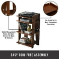 thumbnail image 3 of Crosley Furniture Soho Record Player Stand - Audio Turntables, 3 of 5