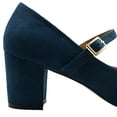 thumbnail image 3 of Where's That From Womens Araceli Extra Wide Block Heel Mary Janes, 3 of 5
