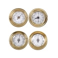 thumbnail image 1 of DZCPSCZG Portable Marine Wall Barometer Clock Meter Hygrometer Kit 4PC, 1 of 9