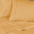 thumbnail image 3 of Superior 3-Piece 300-Thread Count Modern Gold Egyptian Cotton Sheet Set, Twin XL - Deep Pocket, 3 of 7