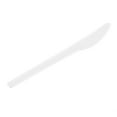 thumbnail image 2 of Restaurantware-6.5 Inch Compostable Knives, 250 Heavy-Duty Knives - Sustainable Build, Sturdy, Long Handle, White CPLA Plastic Disposable Cutlery, BPI-Certified, Hot And Cold Foods, 2 of 11