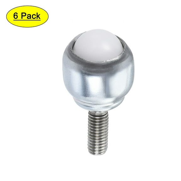 Uxcell Ball Transfer Bearing Unit mm Lbs Nylon Bolt-fixing Type for Transmission 6pcs 12mm