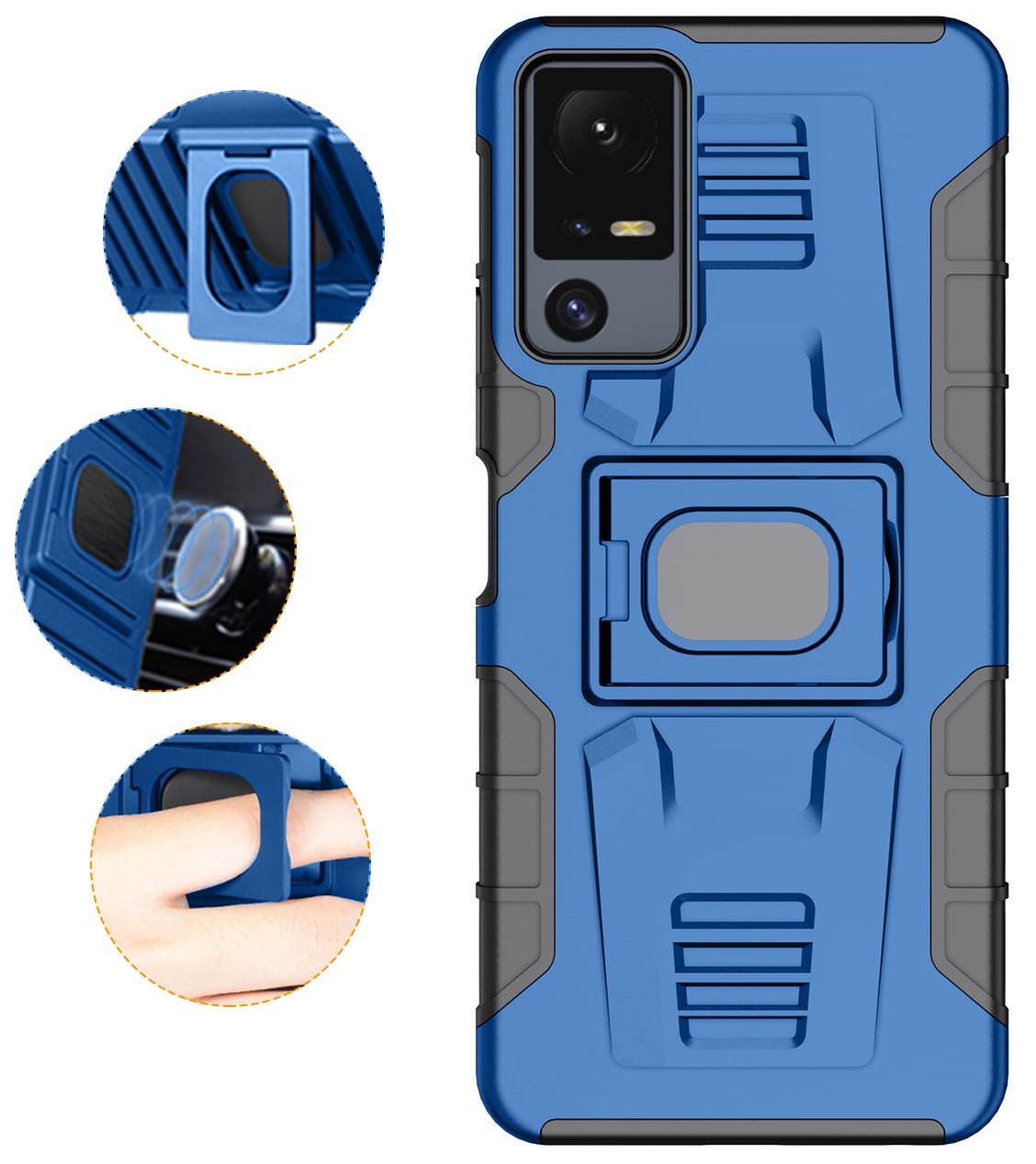 Nakedcellphone's Rugged Hybrid Smartphone Case, Ring Grip Stand & Mount for Jitterbug Smart4 (2023, T608G) - Black - Walmart.com Nakedcellphone's Rugged Hybrid Smartphone Case, Ring Grip Stand & Mount for Jitterbug Smart4 (2023, T608G) - Black - Walmart.com