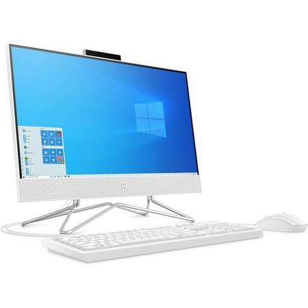 HP - 21.5" All-In-One - Intel Celeron - 4GB Memory - 128GB SSD - Snow White