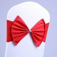 thumbnail image 1 of Chair Sashes 10Pack Elastic Slider Chair Bow Spandex Chair Cover Bands Party Chair Ribbons for Wedding Banquet Decorations, 1 of 2