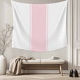 thumbnail image 5 of Valentines Day, Small Tapestry for Bedroom Wall Hanging Tapestry, Minimalist Pink Stripes Solid Color Ceiling Backdrop Tapestries Poster Blanket Wall Decor for Teens Room Living Room Dorm 23" x 28", 5 of 8