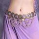 thumbnail image 3 of Vintage Waist Chain Cutout Engraved Rhinestone Crystal Body Chain Summer Beach Body Waist Chain Jewe Afortunado Sencillez, 3 of 3