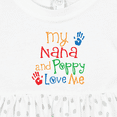 thumbnail image 4 of Inktastic Nana and Poppy Love Me Girls Baby Dress, 4 of 5