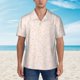 thumbnail image 2 of Balery Colorful Dots Camisas hawaianas de manga corta para hombre, camisas playeras de corte holgado, camisas de vacaciones con botones,Small, 2 of 7