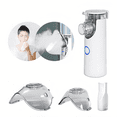 thumbnail image 1 of JUNWELL Steam Inhaler kit Humidifier  handheld humidifier  three accessories  three modes  suitable for home and office use, 1 of 8